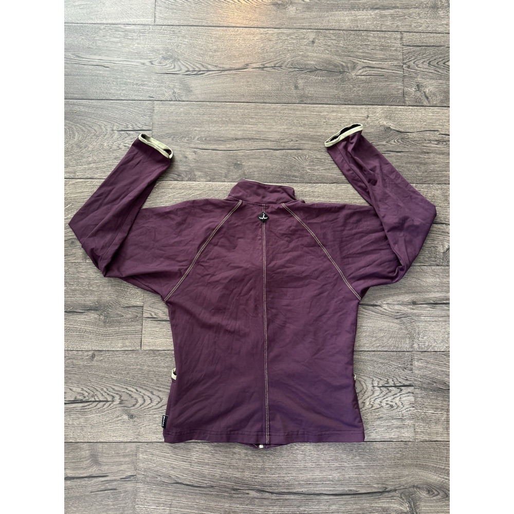 Prana Jacket Womens Small Purple Full Zip Athletic Stretch‎ Hiking Yoga USA Made - Picture 13 of 14